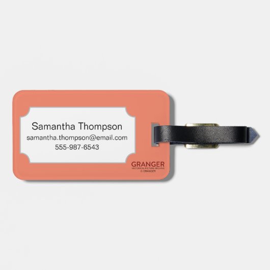 Tarot-Karte: Die Kaiserin Gepäckanhänger (Rückseite horizontal)