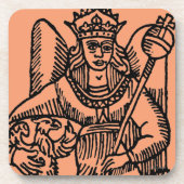 Tarot-Karte: Die Kaiserin Untersetzer (Vorderseite)