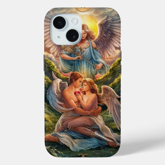 Tarot-Karte Die Liebhaber Case-Mate iPhone Hülle (Rückseite)