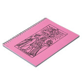 Tarot-Karte: Die Liebhaber Notizblock (Linke Seite)