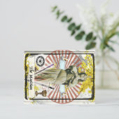 Tarot-Karte Die Magician-Postkarte Postkarte (Stehend Vorderseite)