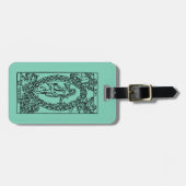 Tarot-Karte: Die Welt Gepäckanhänger (Vorderseite horizontal)