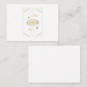 Tarot-Karte für die Milchstraße Mitteilungskarte (Vorne/Hinten)