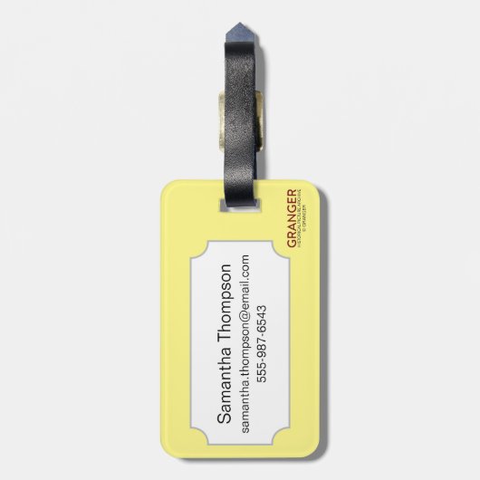 Tarot-Karte: Gerechtigkeit Gepäckanhänger (Rückseite vertikal)