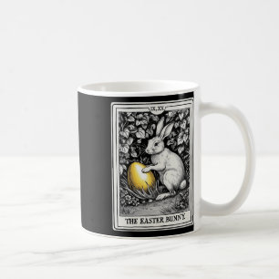 Tarot Karte Glückliches Osterhase Frühling Osterei Kaffeetasse