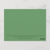 Tarot-Karte - Glücksrad Postkarte (Rückseite)