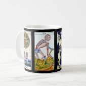 Tarot-Karte Kaffeetasse (Vorderseite Links)