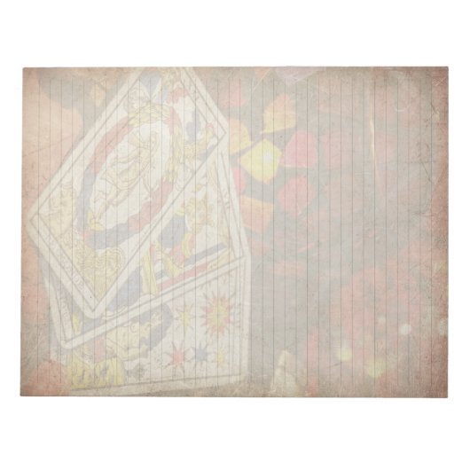Tarot-Karte Leicht geflochtenes Schreibpapier Note Notizblock (Vorderseite)