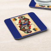 Tarot-Karte Nr. 1 des 19. Jahrhunderts Getränkeuntersetzer (Linke Seite)