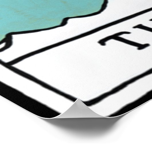 Tarot-Karte Poster (Ecke)