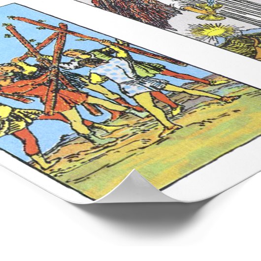 Tarot-Karte Poster (Ecke)