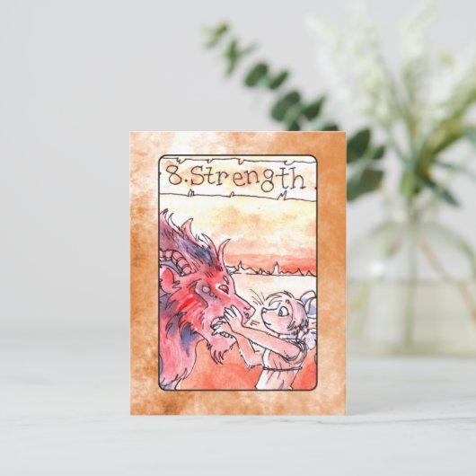 Tarot-Karte Postkarte (Stehend Vorderseite)