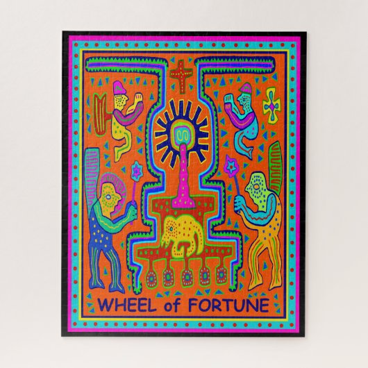 TAROT-KARTE - RAD DES SCHICKSALS PUZZLE (Vertikal)