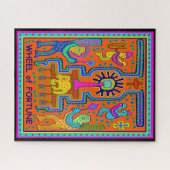 TAROT-KARTE - RAD DES SCHICKSALS PUZZLE (Horizontal)