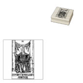 Tarot-Karte: Recht: Personalisierter Text Gummistempel (Stempel)