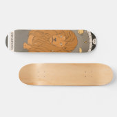 Tarot Karte Stärke Dur arcana Löwe VIII Skateboard (Horizontal)