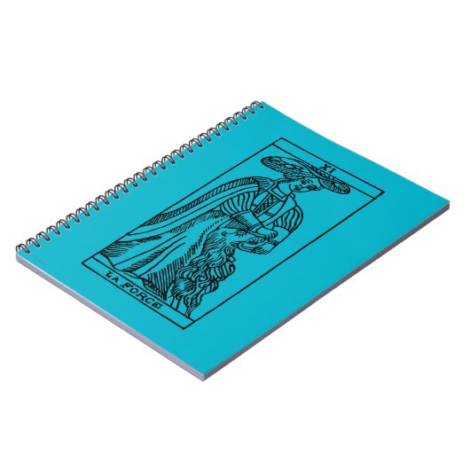 Tarot-Karte: Stärke Notizblock (Linke Seite)