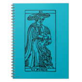 Tarot-Karte: Stärke Notizblock (Vorderseite)