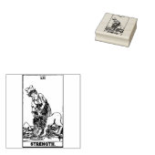 Tarot-Karte: Stärke: Personalisierter Text Gummistempel (Stempel)