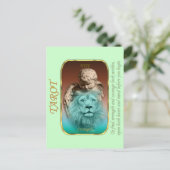 Tarot-Karte - Stärke Postkarte (Stehend Vorderseite)