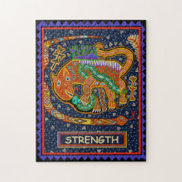 TAROT-KARTE - STÄRKE PUZZLE