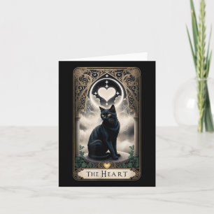 Tarot Karte The Heart I Black Cat Tarot Karte für 