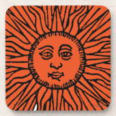 Tarot-Karte: The Sun Untersetzer (Vorderseite)