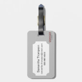 Tarot-Karte: Tod Gepäckanhänger (Rückseite vertikal)