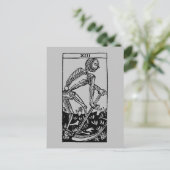 Tarot-Karte: Tod Postkarte (Stehend Vorderseite)