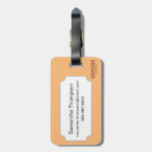 Tarot-Karte: Vermögen Gepäckanhänger (Rückseite vertikal)