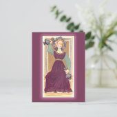 Tarot-Karte von Frankreich Postkarte (Stehend Vorderseite)