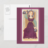 Tarot-Karte von Frankreich Postkarte (Vorne/Hinten)