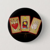 Tarot-Karten (1) Button (Vorderseite)