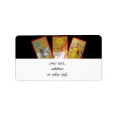 Tarot-Karten (2) Adressaufkleber (Vorne)