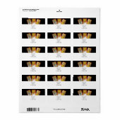 Tarot-Karten (2) Adressaufkleber (Vorne)