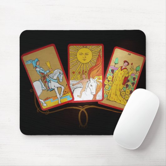 Tarot-Karten (2) Mousepad (Mit Mouse)
