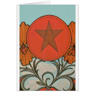 TAROT-KARTEN-AS DES PENTAGRAMMS