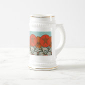 TAROT-KARTEN-AS DES PENTAGRAMMS BIERGLAS (VorderseiteRechts)