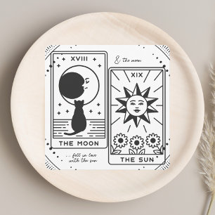 Tarot Karten   Brautparty   Hochzeit   Modern S/W