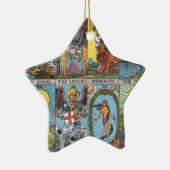 Tarot-Karten-Collage Keramikornament (Rechts)