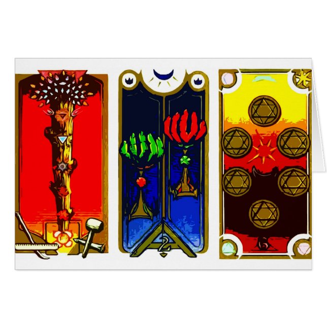 TAROT-KARTEN DURCH LIZ LOZ (Vorderseite (Horizontal))