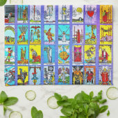 Tarot-Karten Geschirrtuch (Gefaltet)