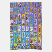 Tarot-Karten Geschirrtuch (Vertikal)