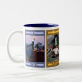 Tarot-Karten-Kaffee-Tasse Zweifarbige Tasse (Links)