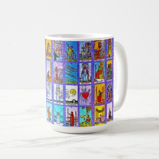 Tarot-Karten Kaffeetasse (VorderseiteRechts)