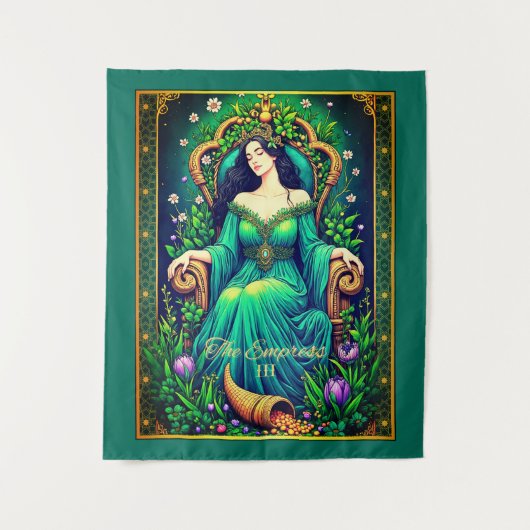 Tarot-Kartendarstellung, der Kasten Wandteppich (Vorderseite)