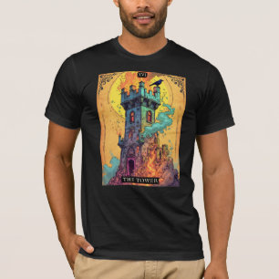 Tarot-Kartendarstellung, der Turm T-Shirt