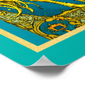 Tarot-Kartendarstellung, die Sun Poster (Ecke)