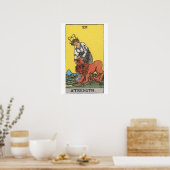 Tarot-Kartenkartentafel Poster (Küche)