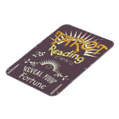 Tarot-Kartenleger Vintage-Druck Magnet (Linke Seite)